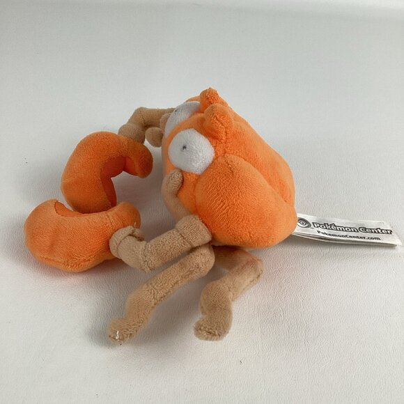 Pokemon Center Sitting Cuties Krabby Crab Plush Bean Bag Stuffed Animal Toy 2019 - Picture 3 of 6